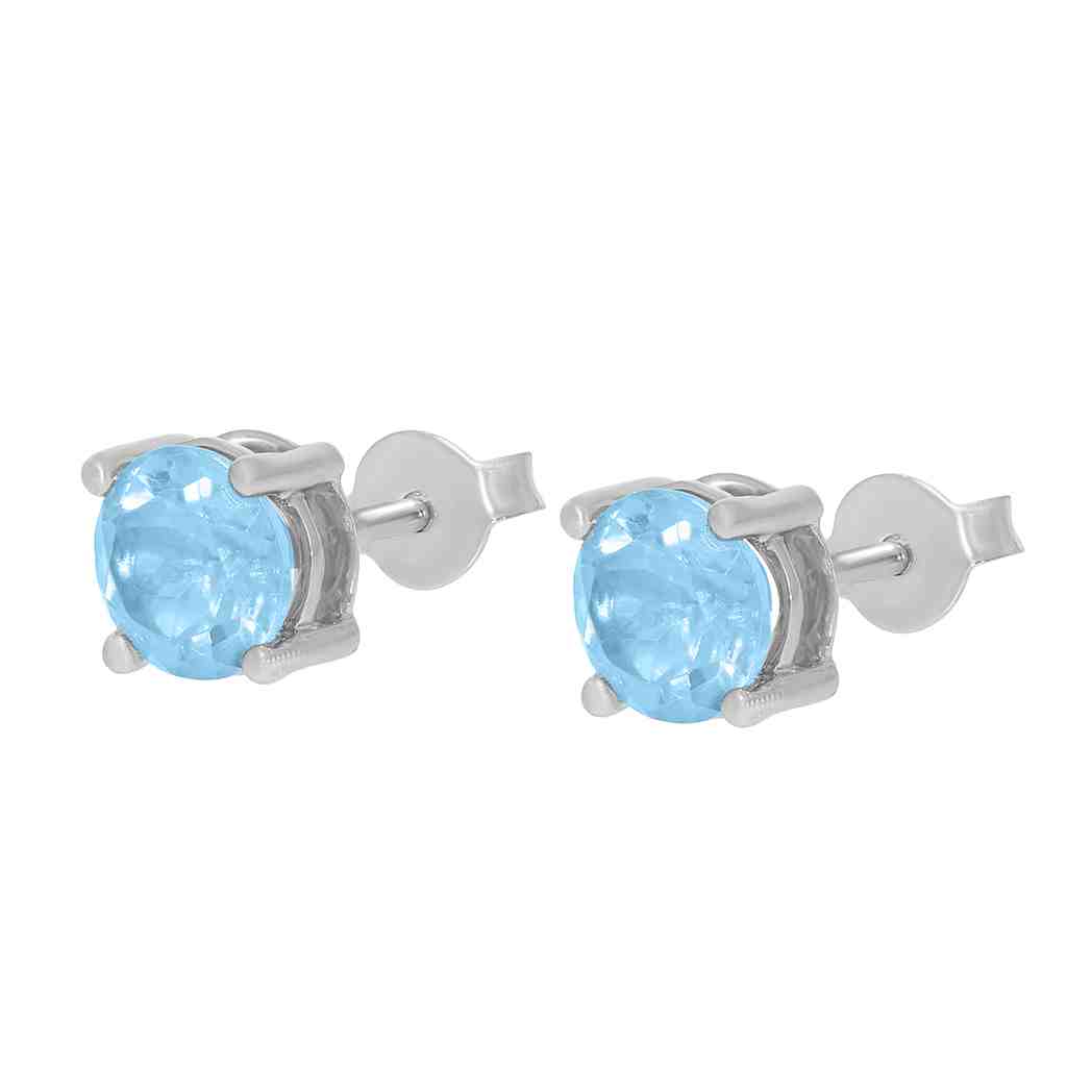 Blue Topaz Gemstone Earring PD31344AER BLUE TOPAZ